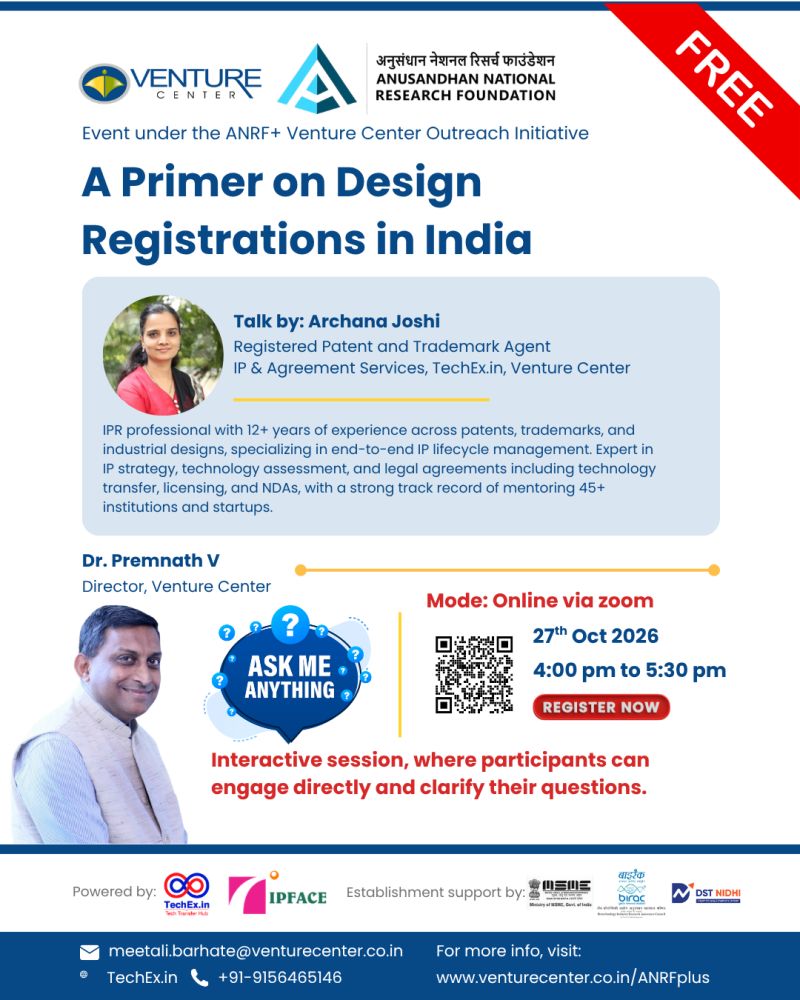 A Primer on Design Registrations in India - 27 October 2026